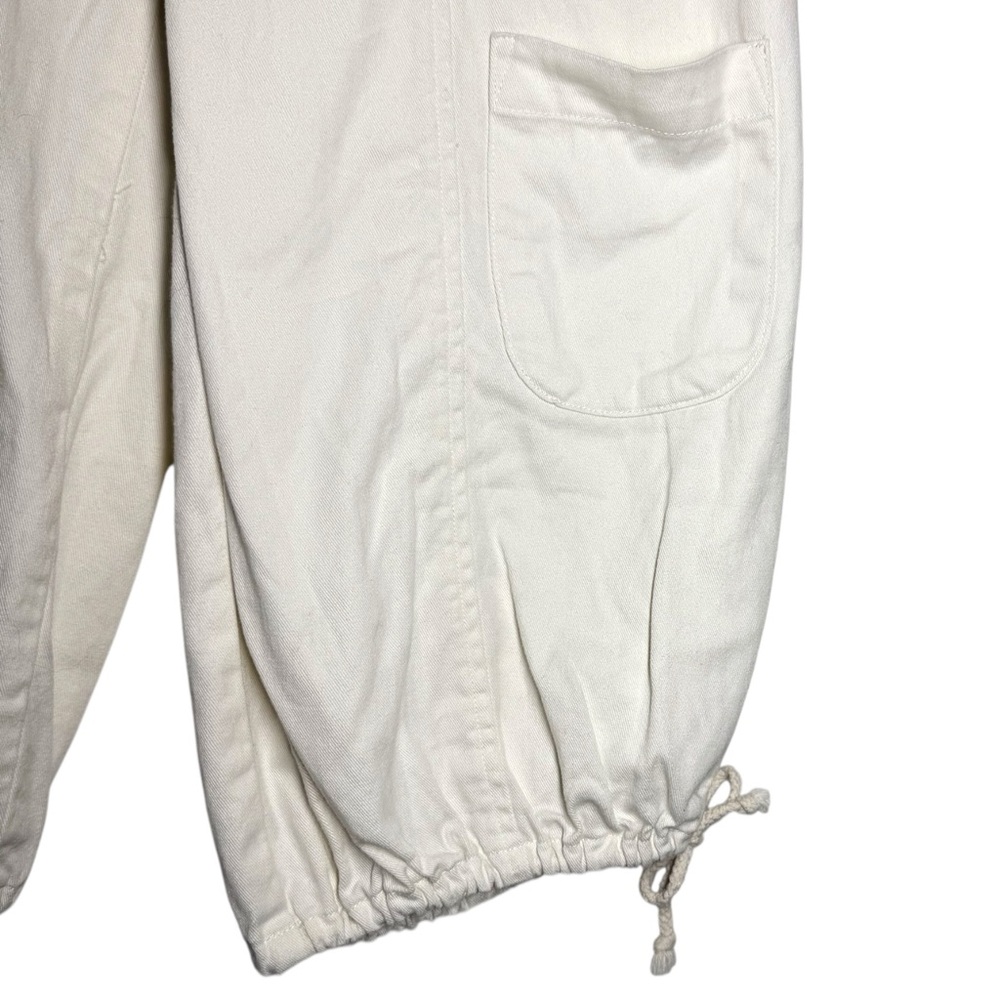 Na Nin Cream Cotton French Twill Cooper Wide Leg Balloon Cargo Pants XS - Picture 10 of 15